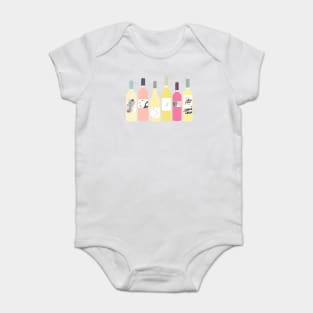 Wine Lover Watercolor Baby Bodysuit